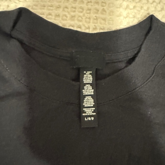 Skims Boyfriend Black T-Shirt and Boxer Set Size Large - Picture 2 of 8